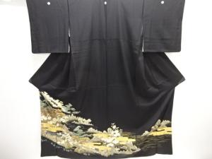 金彩屋敷風景模様刺繍留袖（比翼付き）